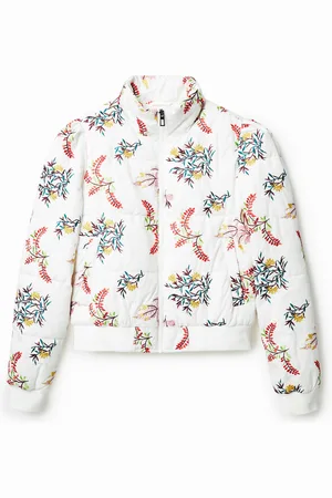 Desigual Gebloemd padded jack