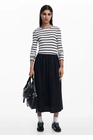 Desigual Gecombineerde midi-jurk