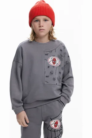 Desigual Spiderman patch sweatshirt