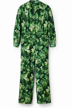Desigual Worker jumpsuit met camouflage