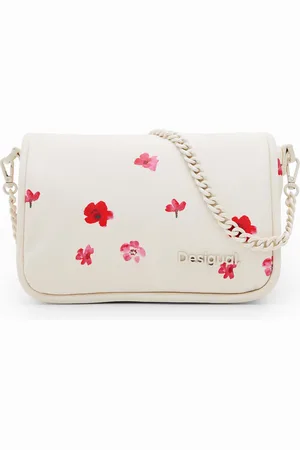 Desigual Gewatteerde schoudertas bloemen S