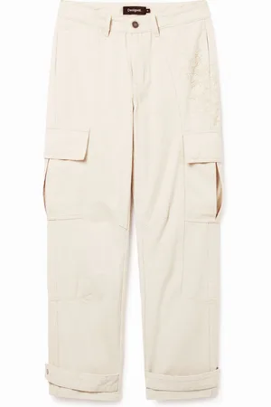 Desigual Geborduurde cargobroek