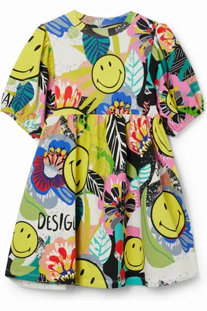Desigual Badstof jurk Smiley Originals ®