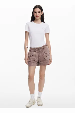 Desigual Plain cargo shorts