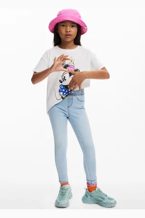 Desigual Denim legging met logo