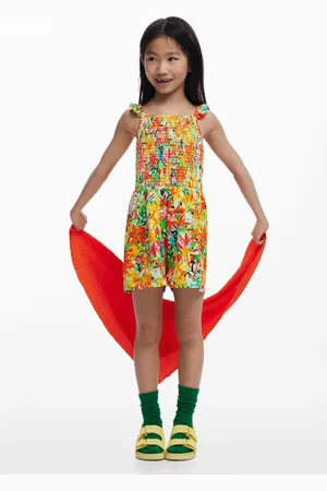 Desigual Korte bloemen jumpsuit