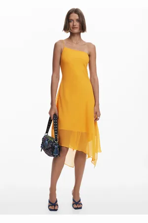 Desigual Asymmetrische midi-jurk met lagen