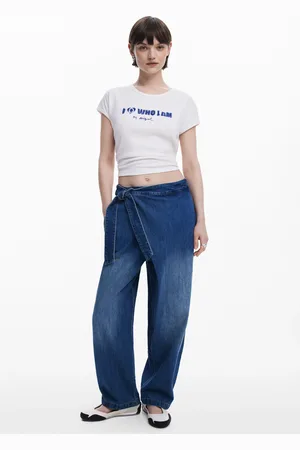 Desigual Baggy jeans in pareo-stijl