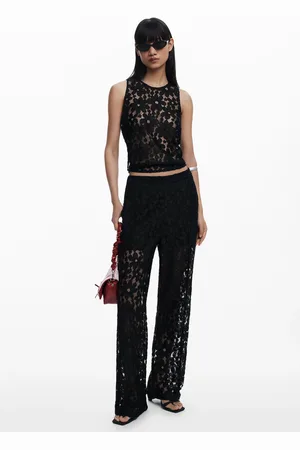 Desigual Kanten broek