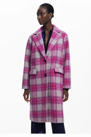 Desigual Roze ruitjesjas