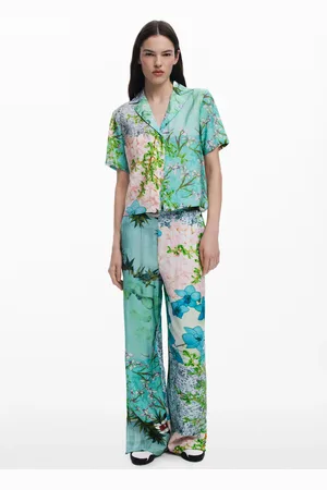 Desigual Broek met bloemenprint