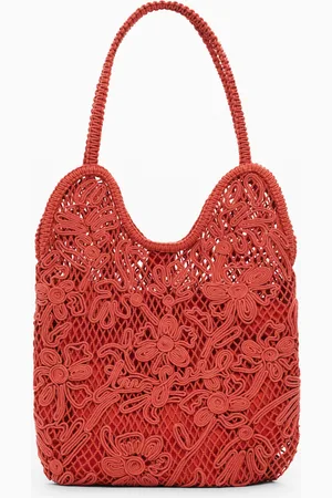 Desigual Middelgrote schoudertas van haakwerk
