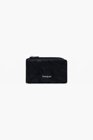 Desigual Klein geborduurd portemonnee