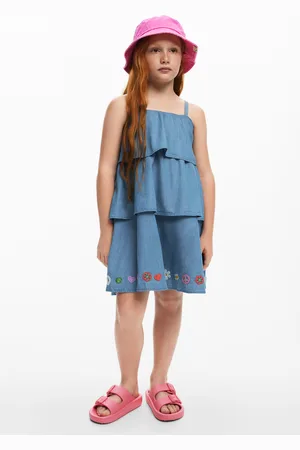 Desigual Kort jurkje met ruches
