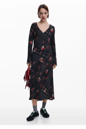 Desigual Midijurk met ruiten
