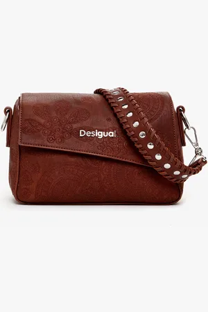 Desigual Geborduurde bloemen M-tas