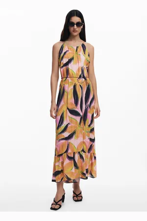 Desigual Midi-jurk met kreukeffect