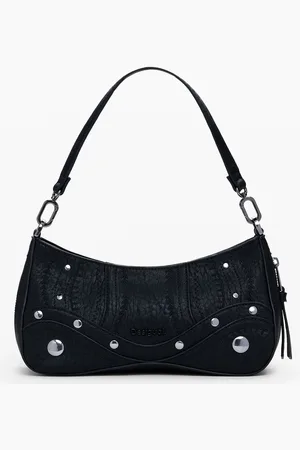 Desigual Kleine geborduurde tas met studs