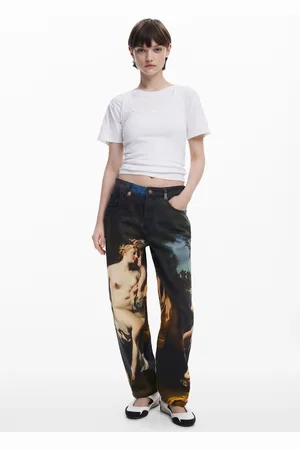 Desigual Barokke baggy jeans