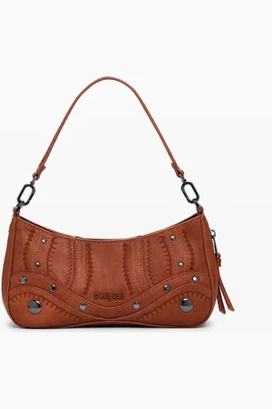 Desigual Kleine tas met borduursels in leerlook