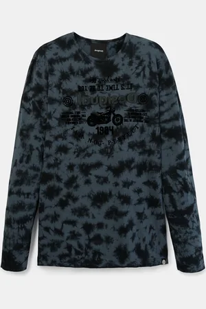Desigual 100% katoenen tie-dye T-shirt