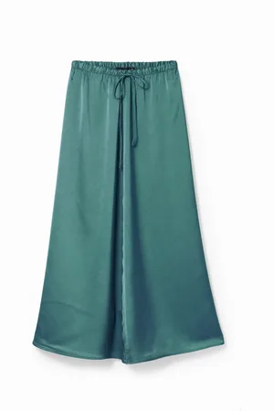 Desigual Gesatineerde midi-rok