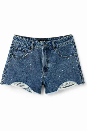 Desigual Denimshort met studs