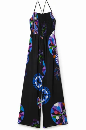 Desigual Lange jumpsuit met schouderbandjes M. Christian Lacroix