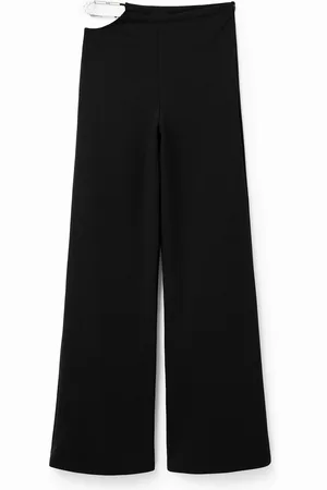Desigual Broek met cut-out en ketting