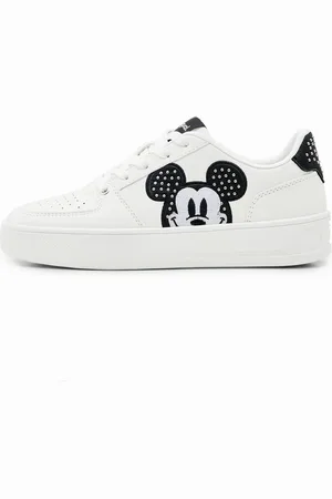 Desigual Sneakers met studs en Mickey Mouse