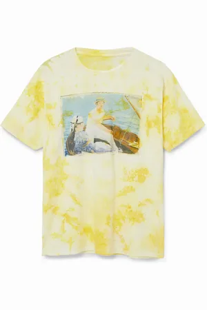 Desigual Tie-dye T-shirt van 100% katoen
