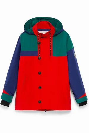Desigual Waterdichte parka in drie kleuren met muts