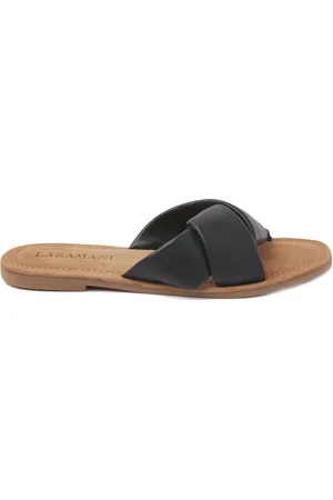 Lazamani Slippers Zwart