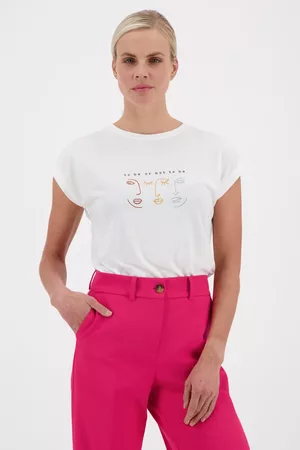 Geisha Dames T-shirts - Fijn T-shirt, Dames, Merk: , Maat: S
