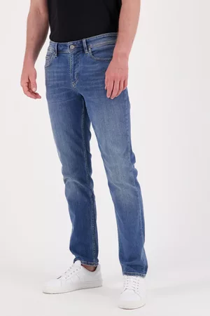 Liberty Island Heren Slim - Mediumblauwe jeans - Lars - slim fit - L32, Heren, Merk: , Maat: W30 - L32
