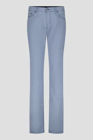Brassville Heren Chino's - Blauwe chino met jeanslook - Jefferson - Slim fit, Heren, Merk: , Maat: 31