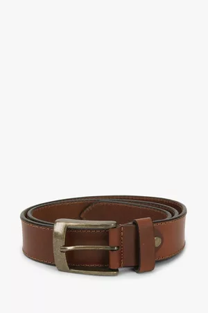 Liberty Island Heren Riemen - Bruine lederen riem, Heren, Merk: , Maat: 85