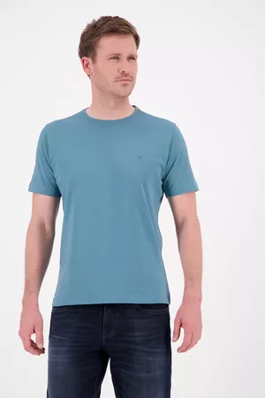 Ravøtt Heren T-shirts - Blauwgroen T-shirt, Heren, Merk: , Maat: S