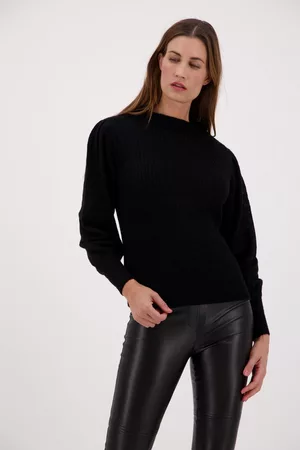 LOUISE Dames Pullovers - Truitje met ballonmouwen, Dames, Merk: , Maat: S