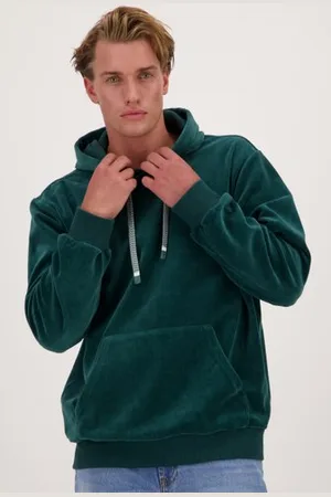 Ravøtt Groene velvet sweater - Collectie Metejoor