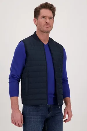 Dansaert Blue Fijne donkerblauwe bodywarmer