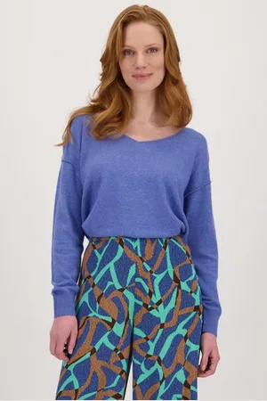Libelle Fijne blauwe trui