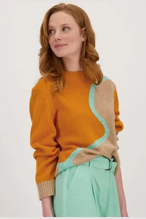 Libelle Trui met colour block
