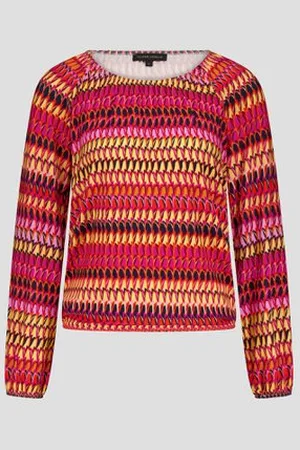 Claude Arielle Blouse met kleurrijke print