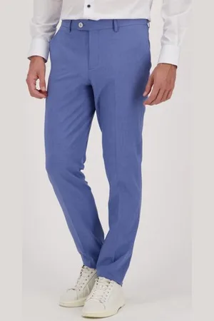 Dansaert Black Grijsblauwe kostuumbroek - Swayze - Slim fit
