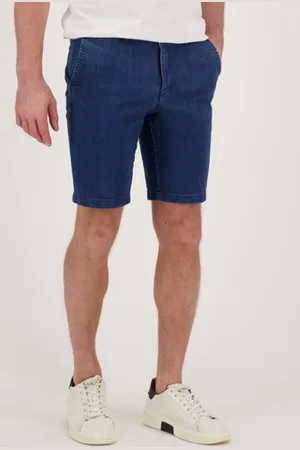 Dansaert Blue Donkerblauwe denim bermuda