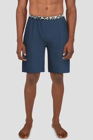 TOM TAILOR Blauwe pyjamashort