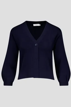 Liberty Island Donkerblauwe korte cardigan