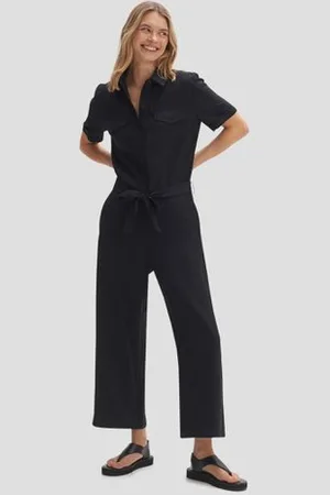 Opus Zwarte jumpsuit