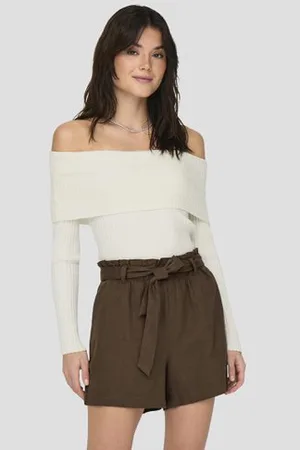 JDY Witte off-shoulder trui